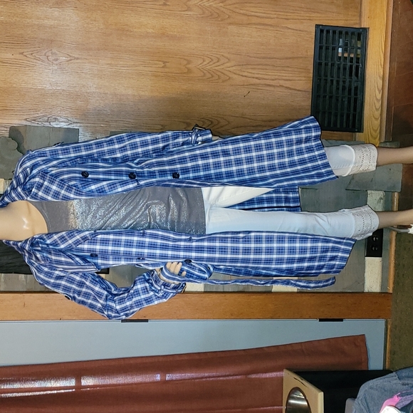 APRIL SHOWERS SIZE S MICHAEL KORS TRENCH COAT - Picture 2 of 9